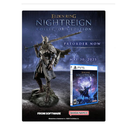 Elden Ring: PS5 Shadow of the Erdtree Night Reign Collector’s Edition – Sealed!