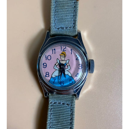 Cinderella Disney US Time Wristwatch Working Vintage Watch with Original Band