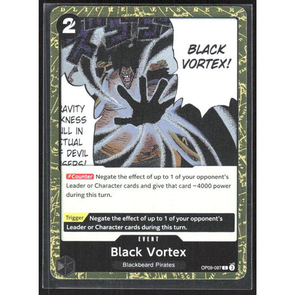 Black Vortex (Pirate Foil) Premium Booster -The Best- Vol. 2 #OP09-097 Common