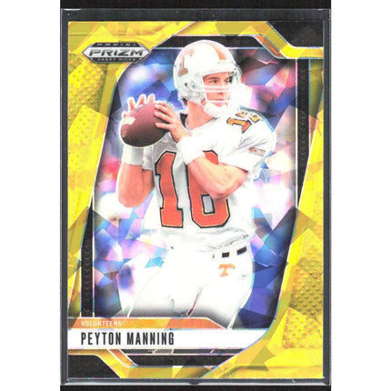 Peyton Manning 2025 Panini Prizm Draft Picks Prizms Gold Ice #195 Tennessee