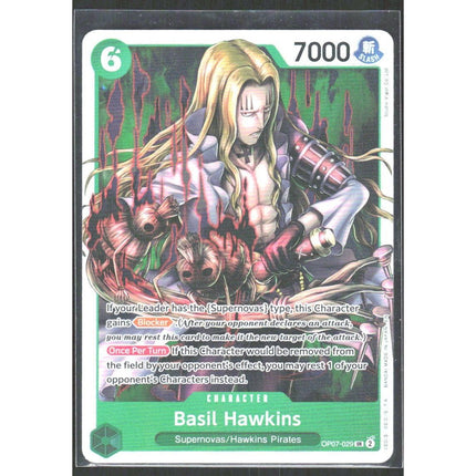 Basil Hawkins Premium Booster -The Best- Vol. 2 #OP07-029 Super Rare