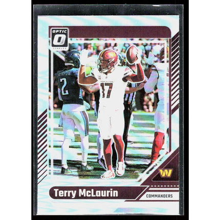 Terry McLaurin 2024 Donruss Optic Holo #196 Washington Commanders