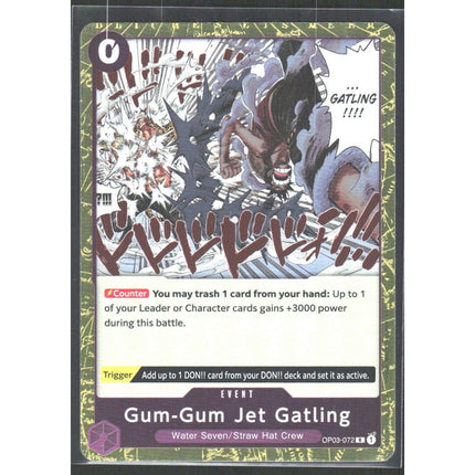 Gum-Gum Jet Gatling (Reprint) Premium Booster -The Best- Vol. 2 #OP03-072 Rare