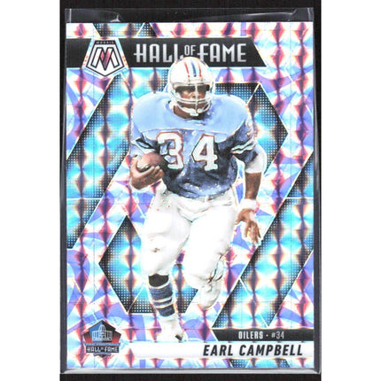 Earl Campbell 2025 Panini Mosaic Reactive Purple #294 Houston Oilers