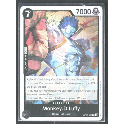 Monkey.D.Luffy (OP15-092) Adventure on Kami's Island #OP15-092 Rare