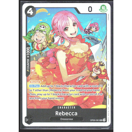 Rebecca (Reprint) Premium Booster -The Best- Vol. 2 #OP05-091 Super Rare