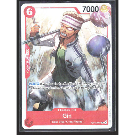 Gin Adventure on Kami's Island #OP15-007 Super Rare