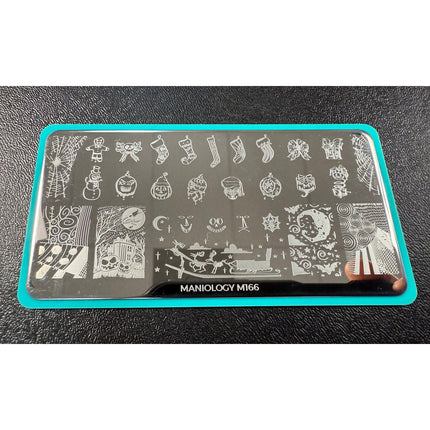 Maniology M166 Nightmare Before Christmas Nail Art Stamping Plate