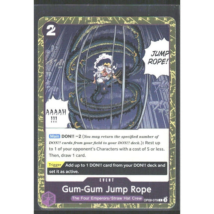 Gum-Gum Jump Rope (Pirate Foil) Premium Booster -The Best- Vol. 2 #OP09-079 C