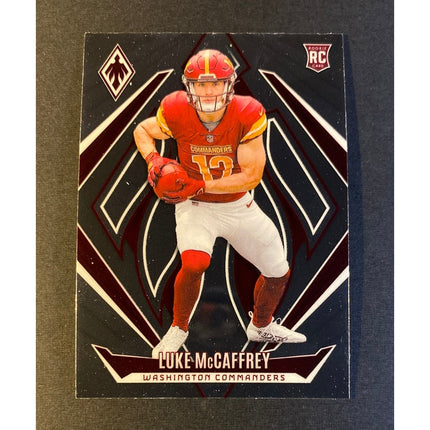 2024 Panini Phoenix Luke McCaffrey RC #218 Washington Commanders