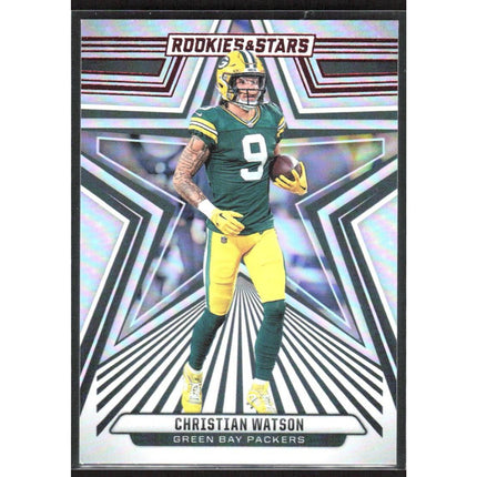 Christian Watson 2024 Panini Rookies & Stars #37 Green Bay Packers