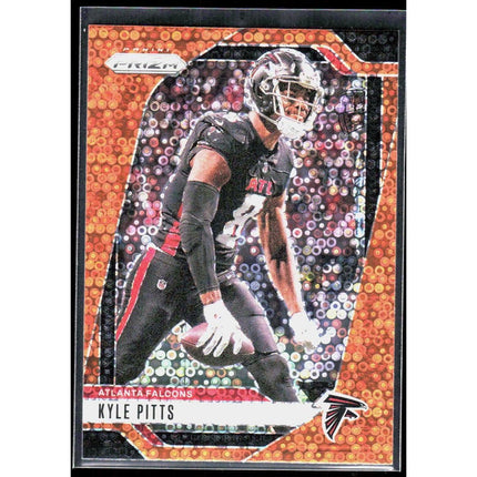 Kyle Pitts 2024 Panini Prizm Orange Disco Prizm #13 Atlanta Falcons