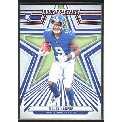 Malik Nabers 2024 Panini Rookies & Stars #171 RC New York Giants
