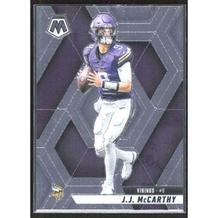 J.J. McCarthy 2025 Panini Mosaic #195 Minnesota Vikings