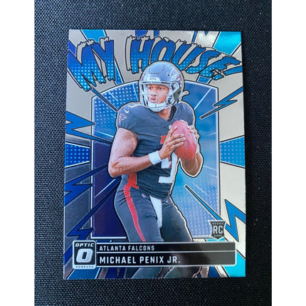 Michael Penix Jr. 2024 Panini Donruss Optic #7 My House Rookie RC Card Falcons