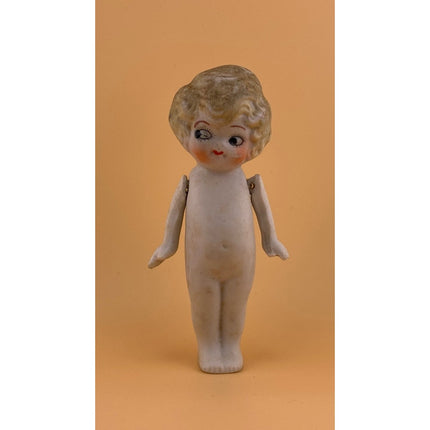 Vintage Japan Bisque Cupie Doll with Jointed Arms 5"