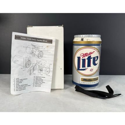 Miller Lite Beer Can 35mm Film Camera NIB Vintage Promotional Collectible