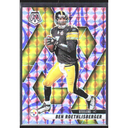 Ben Roethlisberger 2025 Panini Mosaic Reactive Purple #9 Pittsburgh