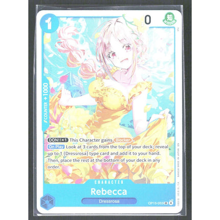 Rebecca (OP15-053) Adventure on Kami's Island #OP15-053 Super Rare
