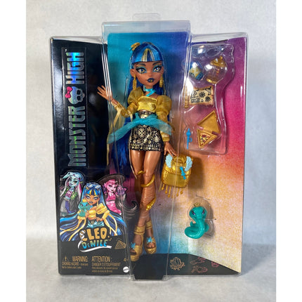 Monster High Cleo De Nile 12.7" Fashion Doll w/ Pet Hissette & Accessories NISB
