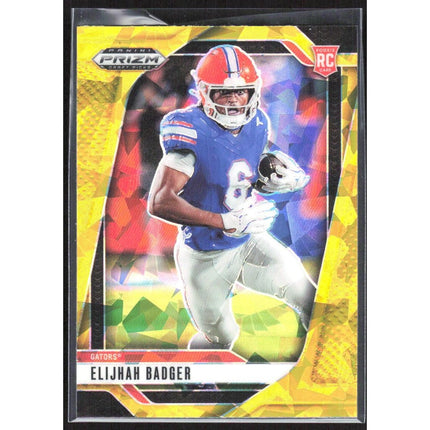 Elijhah Badger 2025 Panini Prizm Draft Picks Prizms Gold Ice #25 Florida Gators