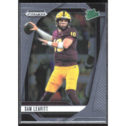 Sam Leavitt 2025 Panini Prizm Draft Picks #6 Arizona State Sun Devils