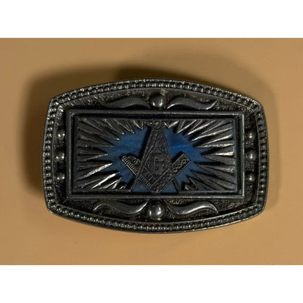 Vintage Masonic Belt Buckle Metal Collectible