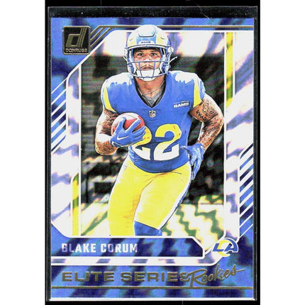 Blake Corum 2024 Donruss Elite Series Rookies #5 Los Angeles Rams