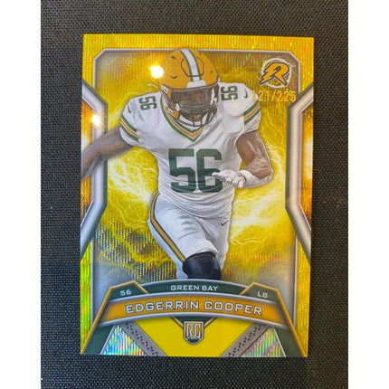Edgerrin Cooper 2024 Panini Resurgence #133 Rookie RC Card Yellow Surge Packers