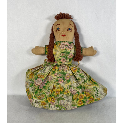 13" Homemade Topsy Turvy Doll – Double-Faced Handcrafted Design