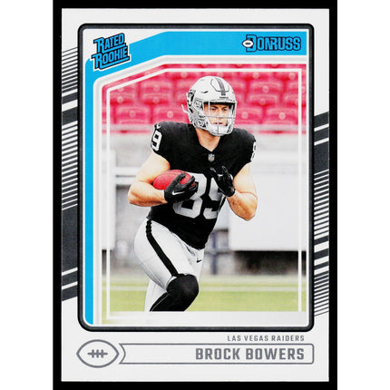 Brock Bowers 2024 Donruss #394 RC Las Vegas Raiders