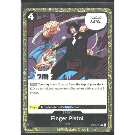 Finger Pistol (Reprint) Premium Booster -The Best- Vol. 2 #EB01-051 Rare