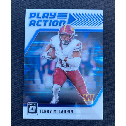 2024 Terry McLaurin Optic #15 Play Action RC NFL Trading Card