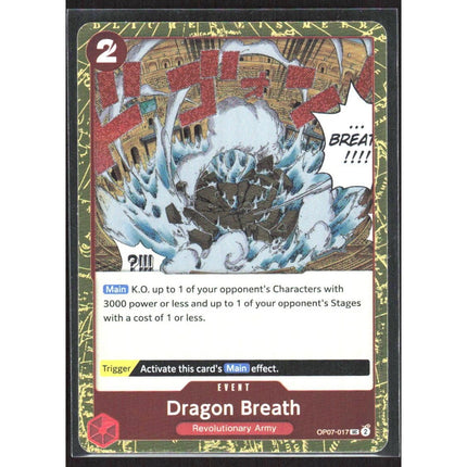 Dragon Breath (Pirate Foil) Premium Booster -The Best- Vol. 2 #OP07-017 Uncommon