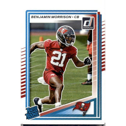 Benjamin Morrison 2025 Donruss #361 RC Tampa Bay Buccaneers