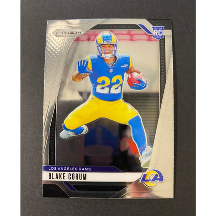 Blake Corum 2024 Panini Prizm #308 Rookie RC Card Los Angeles Rams Silver Prizm