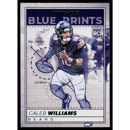 Caleb Williams 2024 Panini Encore Blue Prints #1 Chicago Bears
