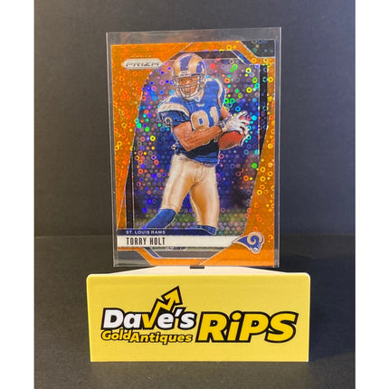Torry Holt 2024 Panini Prizm #300 Orange Disco Rams