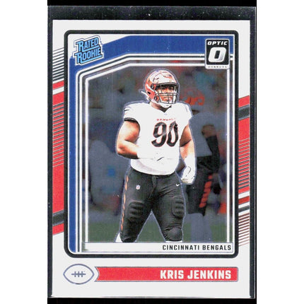 Kris Jenkins 2024 Donruss Optic #265 RC Cincinnati Bengals
