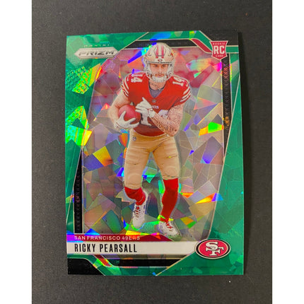 Ricky Pearsall 2024 Panini Prizm #383 Rookie RC San Francisco 49ers Green Ice