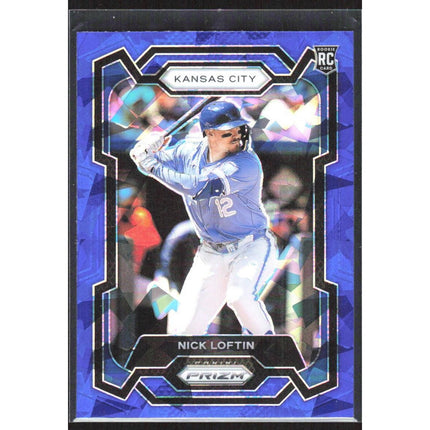 Nick Loftin 2024 Panini Prizm Blue Ice Prizms #264 Kansas City Royals