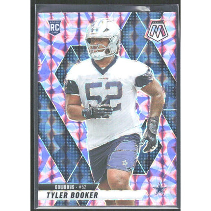 Tyler Booker 2025 Panini Mosaic Reactive Purple #348 RC Dallas Cowboys