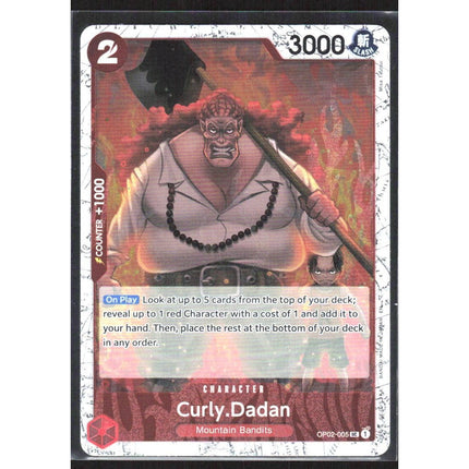 Curly.Dadan (Pirate Foil) Premium Booster -The Best- Vol. 2 #OP02-005 Uncommon