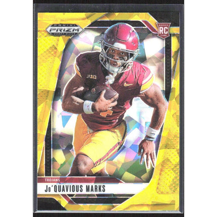 Jo'Quavious Marks 2025 Panini Prizm Draft Picks Prizms Gold Ice #138 Trojans
