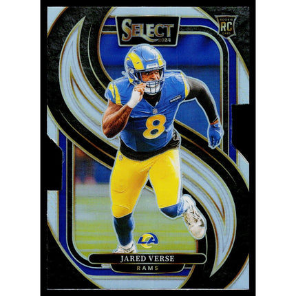 Jared Verse 2024 Panini Select Silver Prizm Die Cut #132 RC Los Angeles Rams