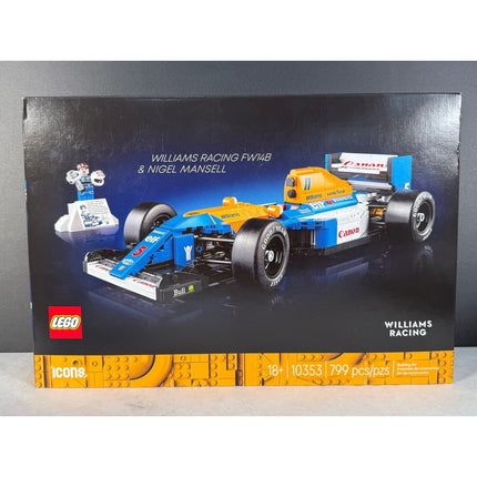 LEGO Icons 10353 Williams Racing FW14B & Nigel Mansell – 799 pcs – NIB