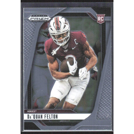 Da'Quan Felton 2025 Panini Prizm Draft Picks #146 Virginia Tech Hokies
