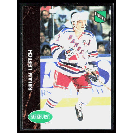 Brian Leetch 1991-92 Parkhurst #438 New York Rangers