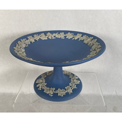 Blue Wedgwood Jasperware Pedestal Candy Dish – Made in England