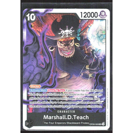 Marshall.D.Teach Premium Booster -The Best- Vol. 2 #OP09-093 Super Rare